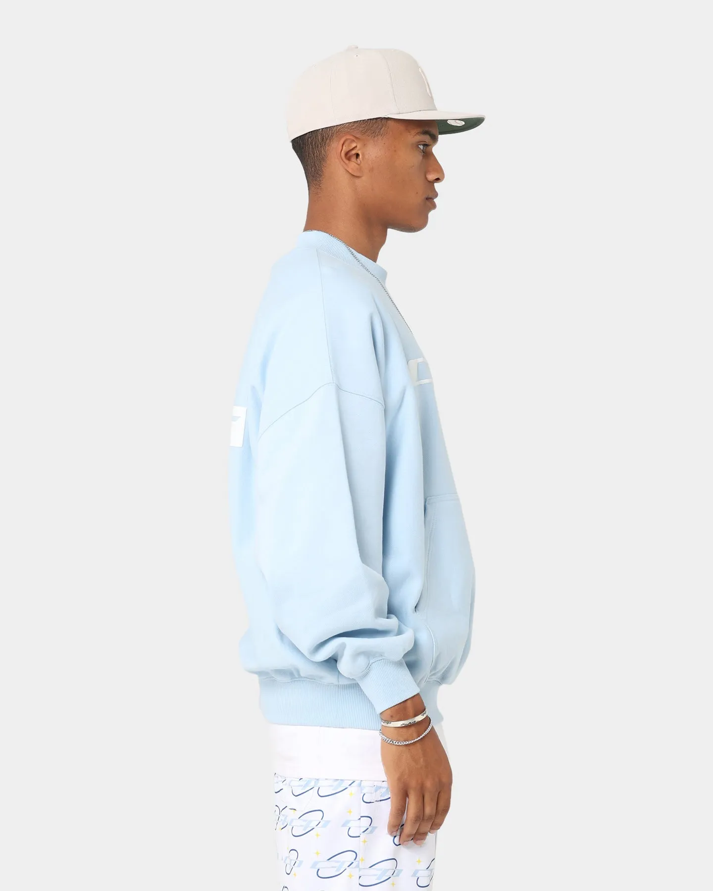 Carré CP Global Oversized Crewneck Light Blue