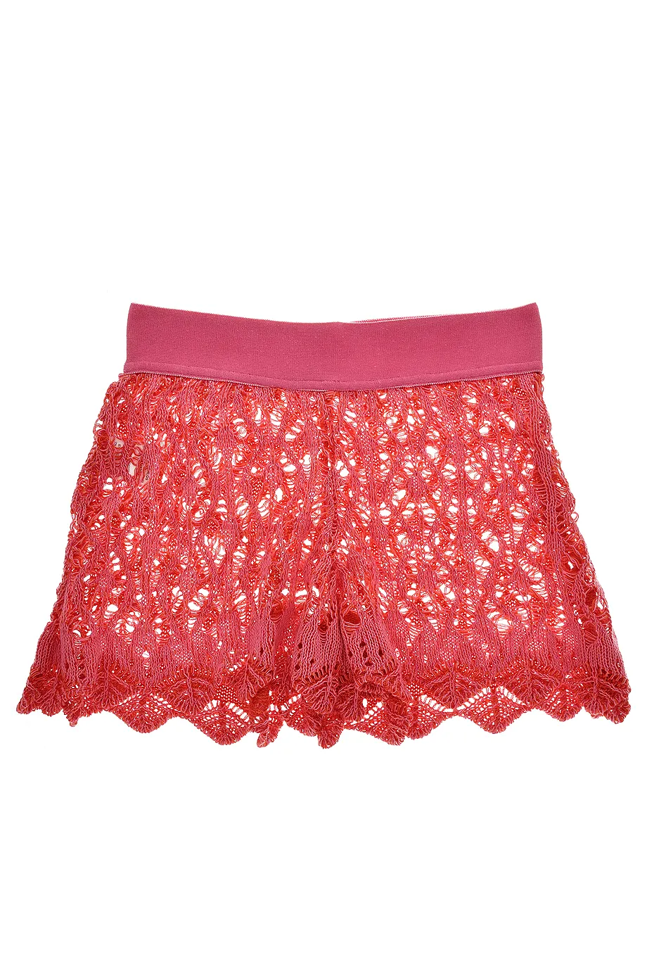 CECILIA PRADO MARIA Pink Coral Knitted Shorts