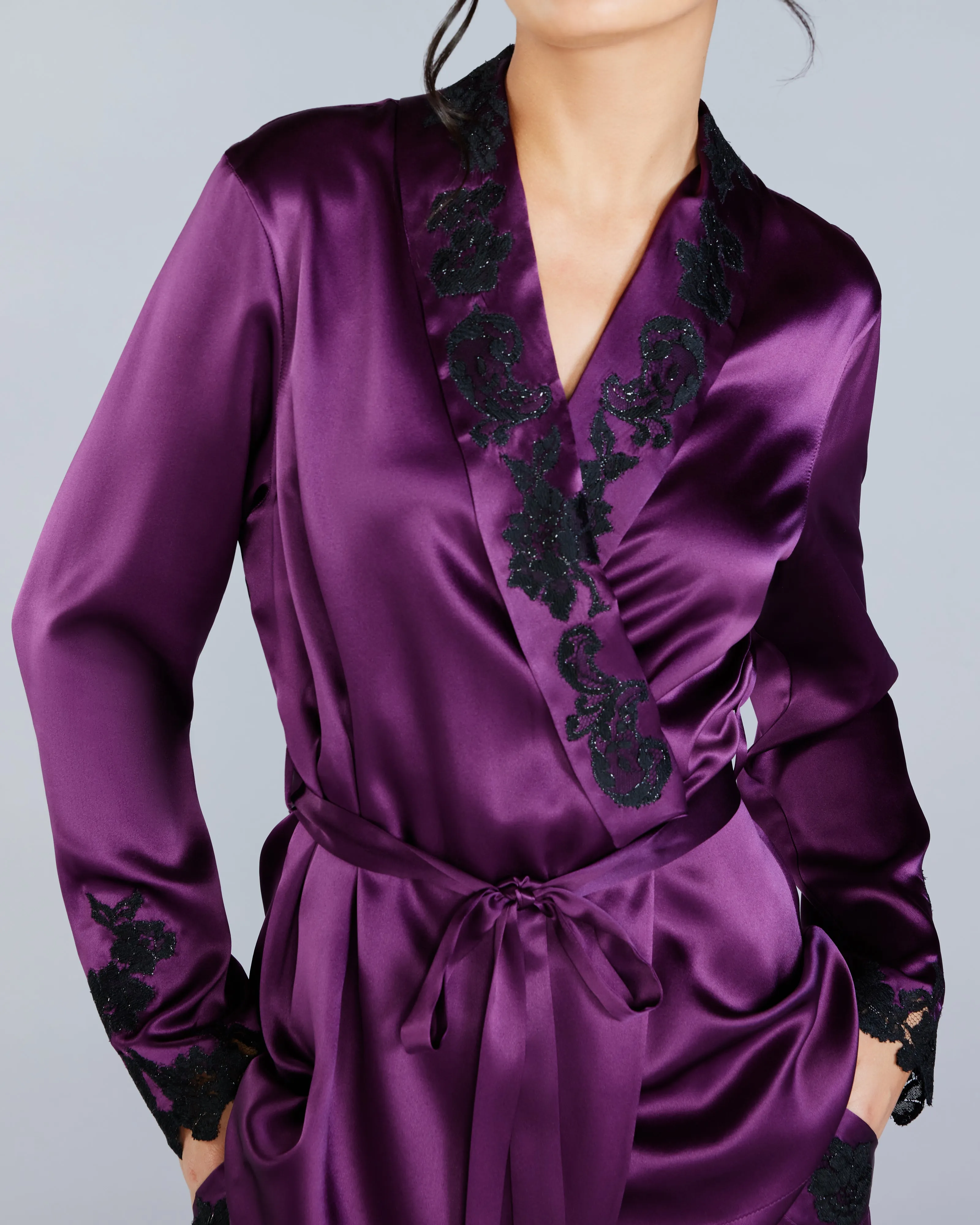 Clara Silk Smoking Jacket