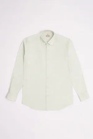 CLASSIC FIT LIGHT GREEN FORMAL SHIRT