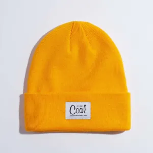 Coal The Mel Recycled Polylana Knit Beanie - Goldenrod