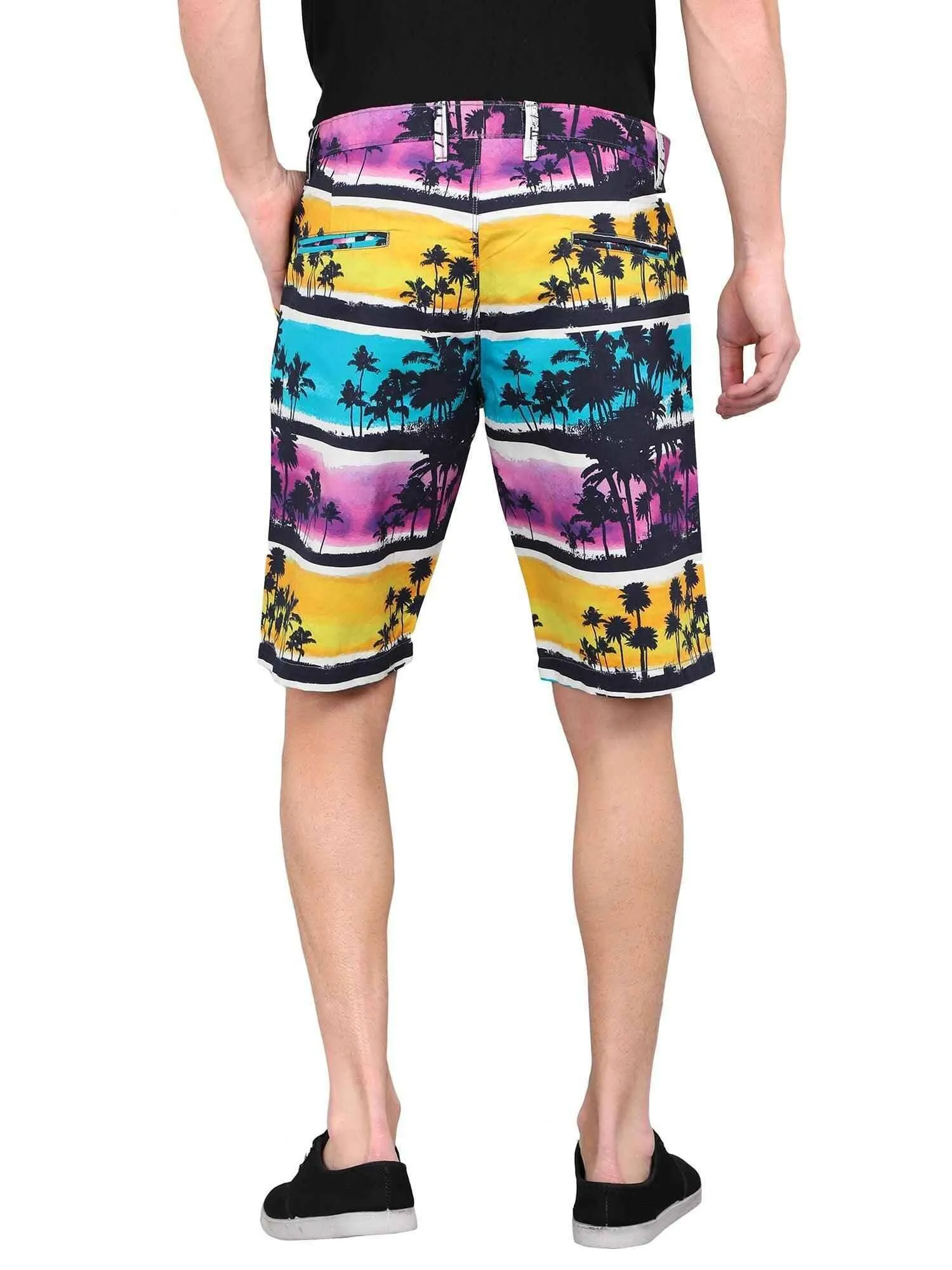 Coco Beach Digital Printed Giza Cotton Men's Shorts