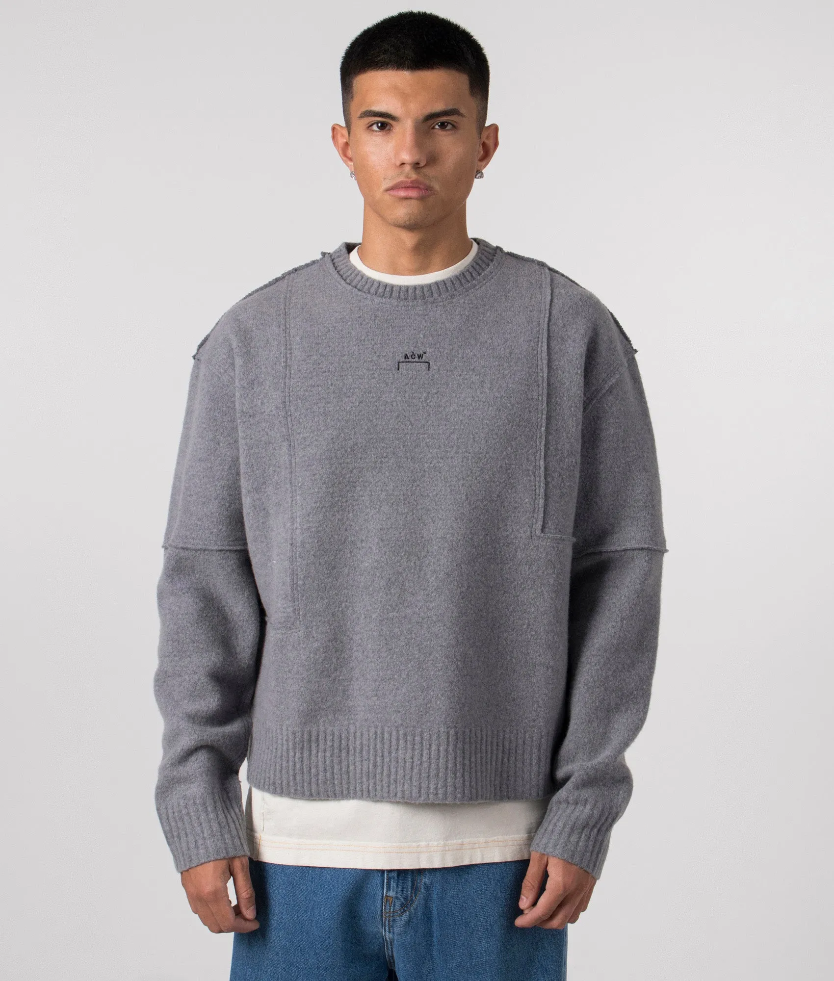 Construct Knit Crewneck Jumper