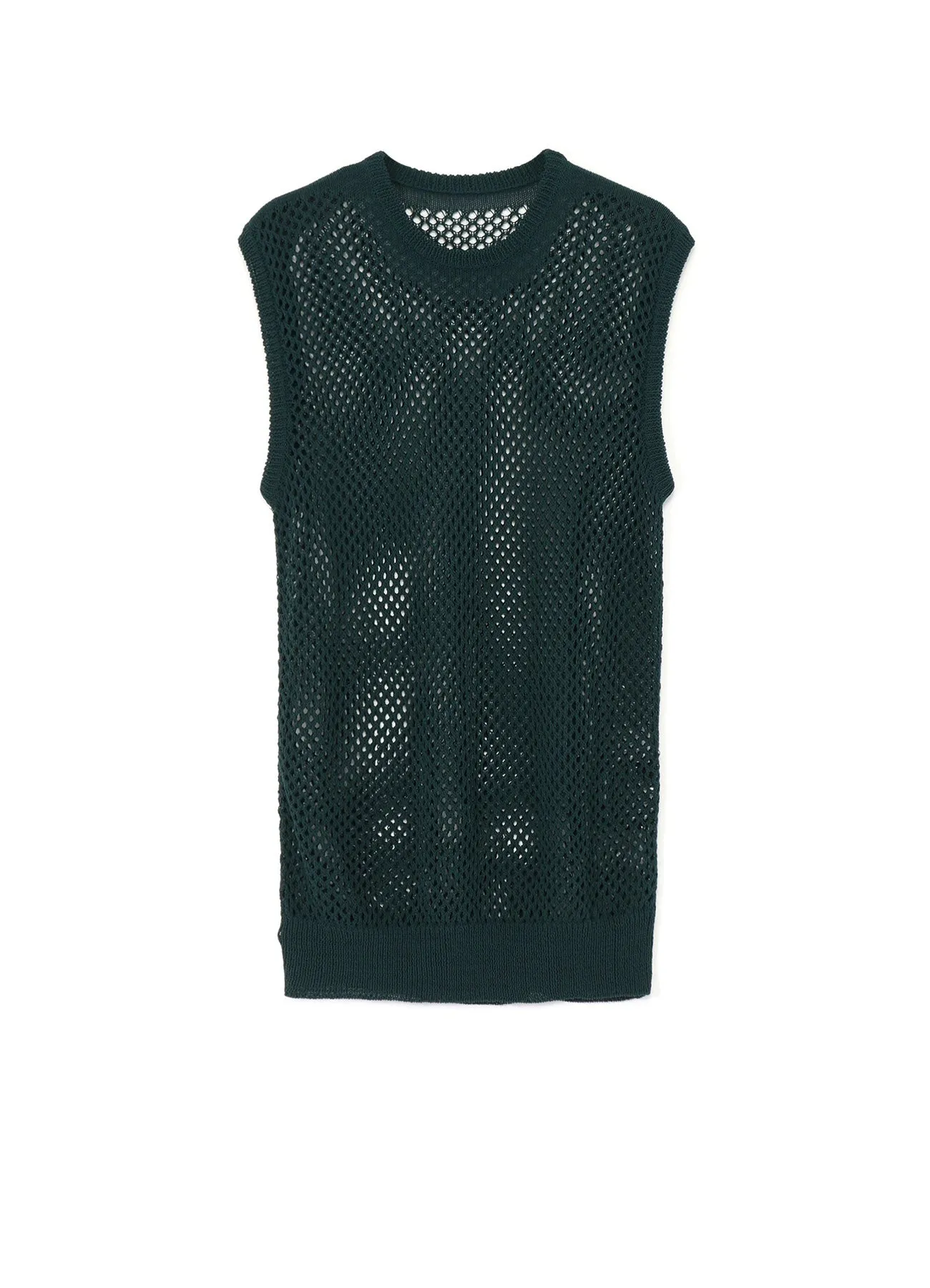 COTTON/NYLON MESH KNITTED VEST