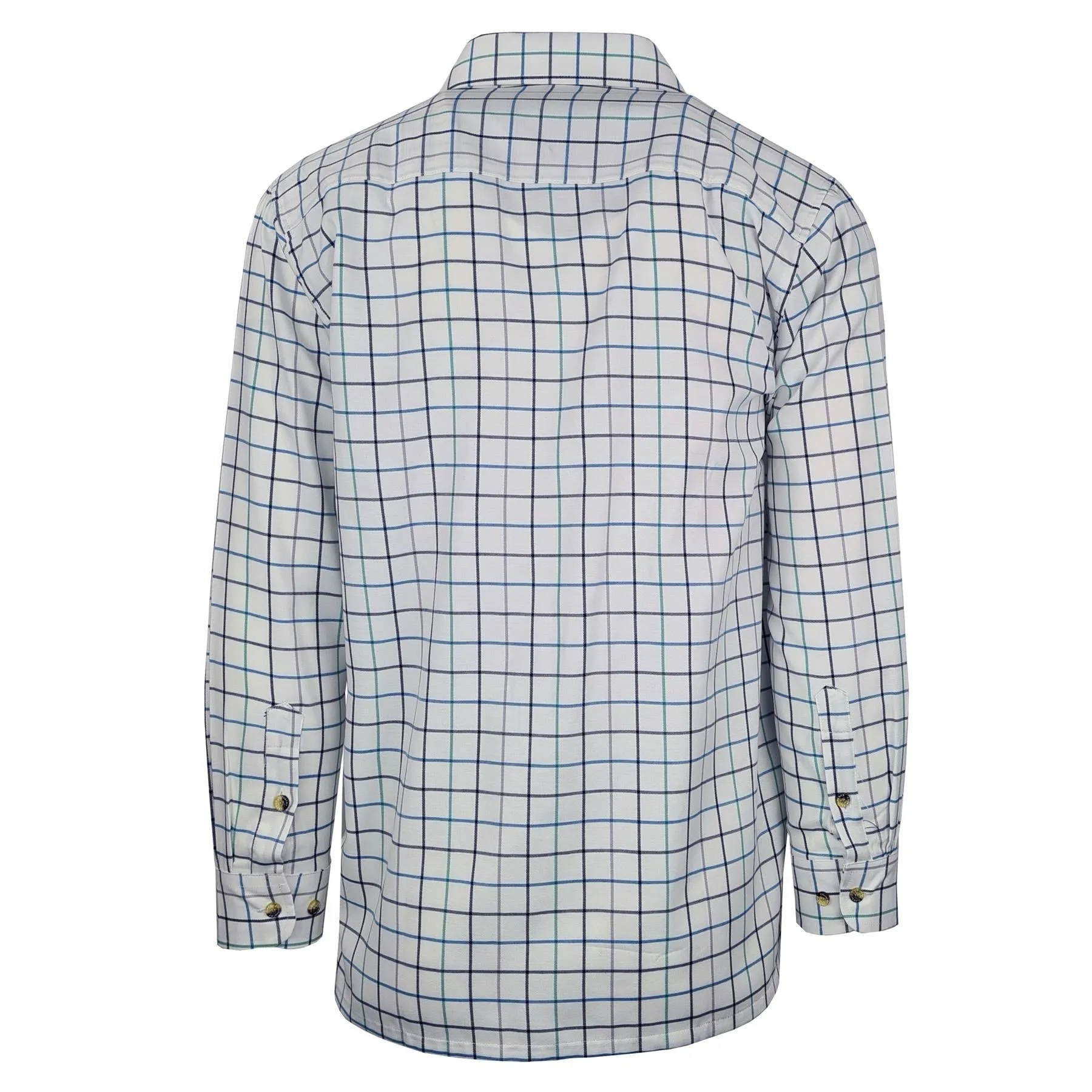 Country Classics Mens Long Sleeve Country Check Shirt - Blenheim Teal