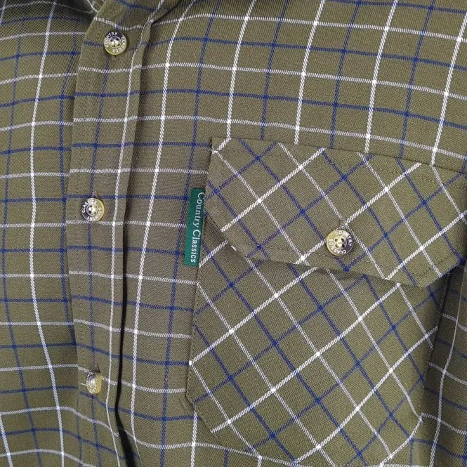 Country Classics Mens Long Sleeved Check Shirt - Woburn Green