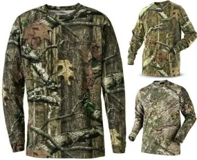 Country Wear Jungle Print Mens Long Sleeve T-Shirt