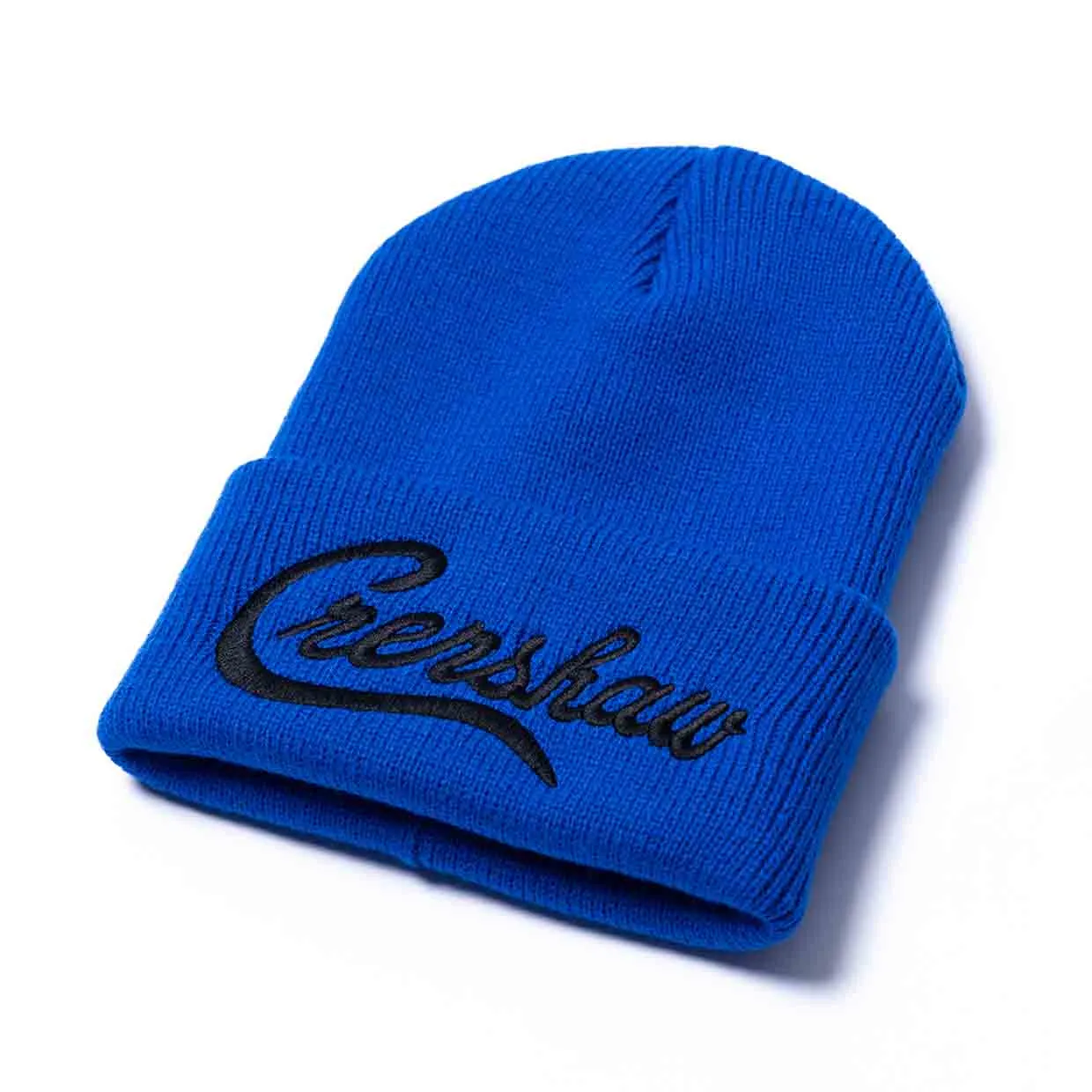 Crenshaw Limited Edition Heavyweight Beanie - Royal/Black