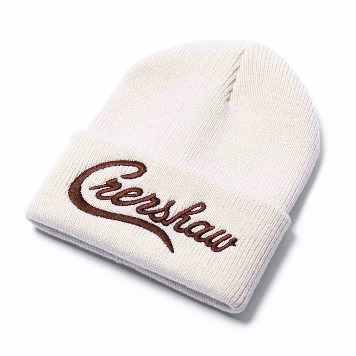 Crenshaw Limited Edition Heavyweight Beanie - Tan/Brown