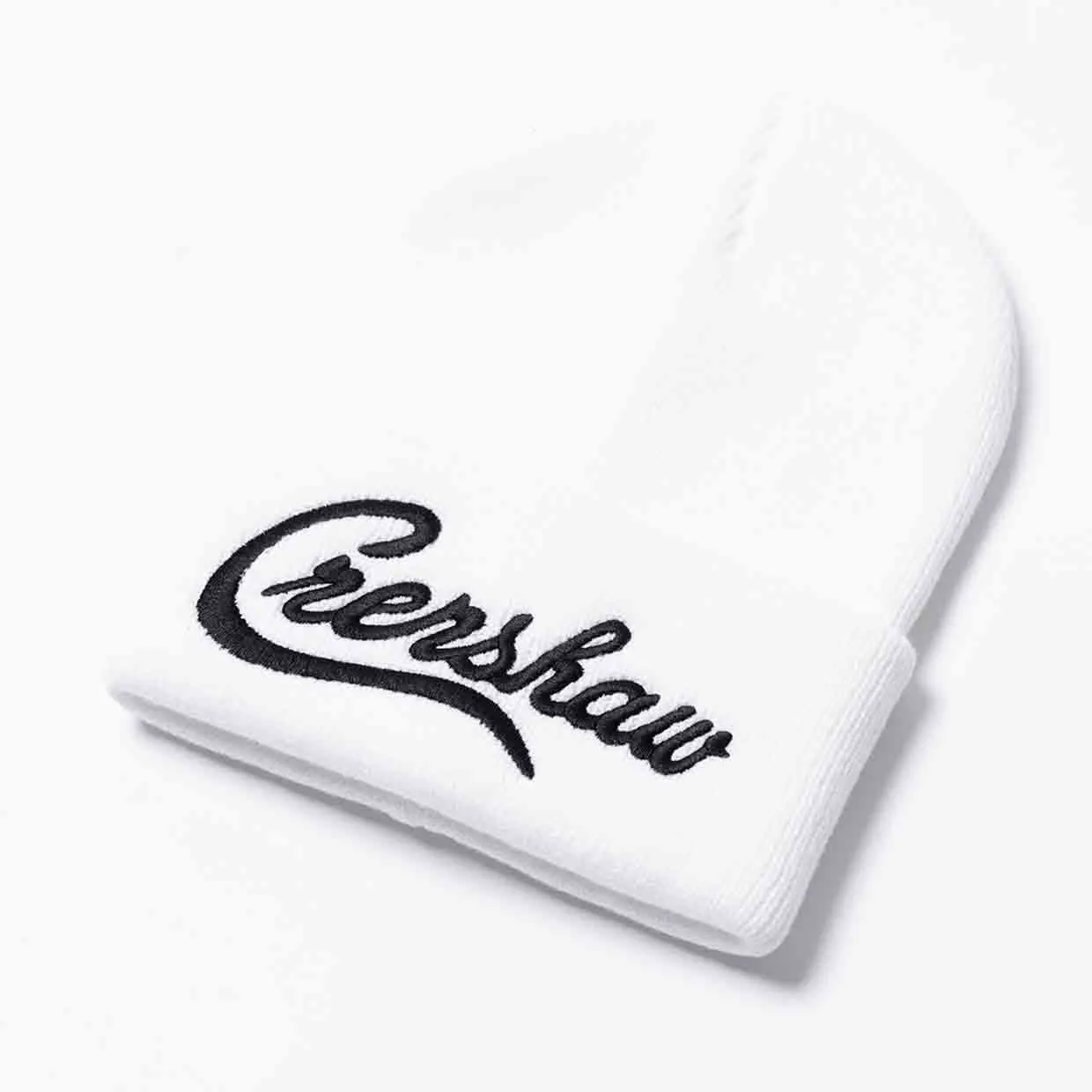 Crenshaw Limited Edition Heavyweight Beanie - White/Black