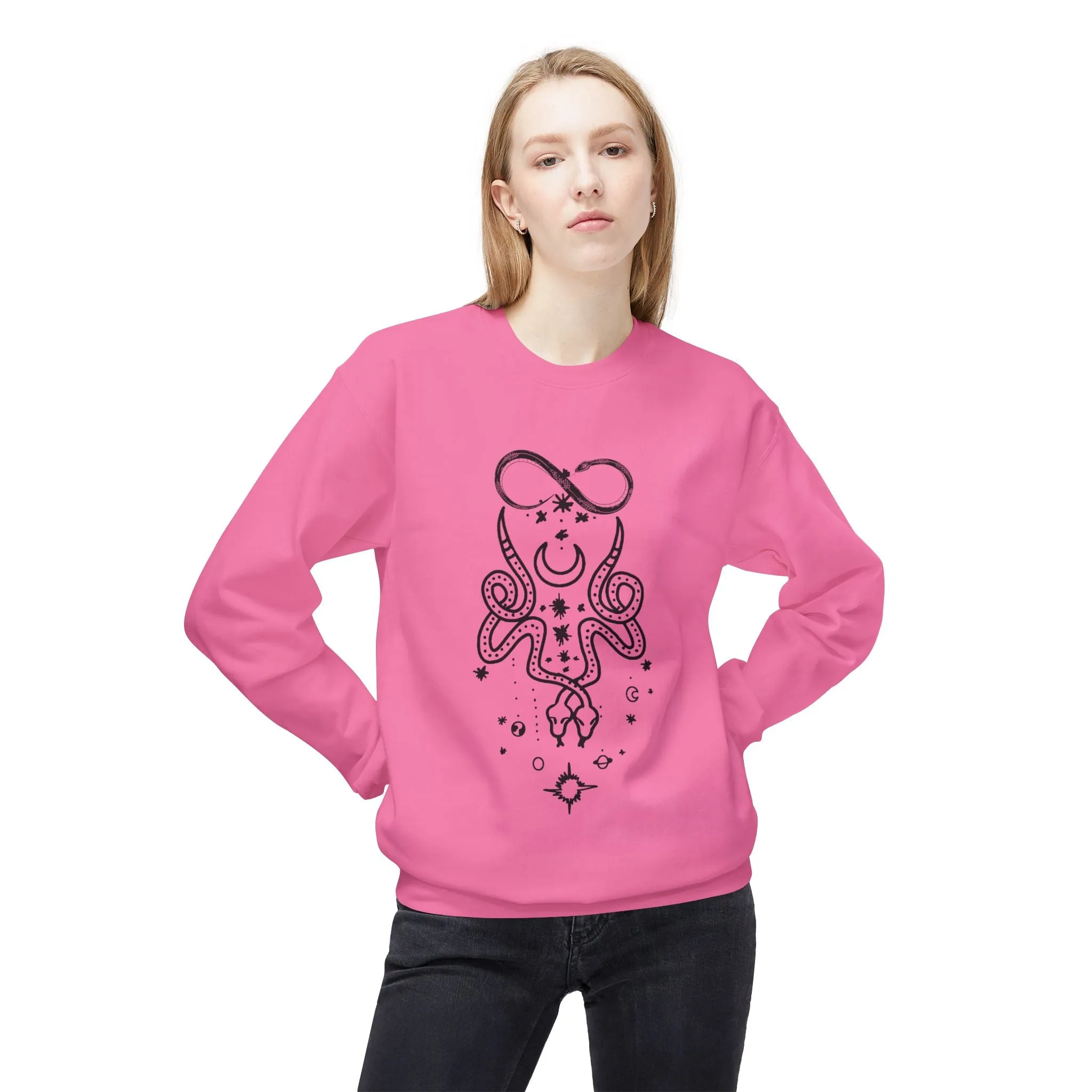 Crewneck Sweatshirt - Mysterious Tattoo Design