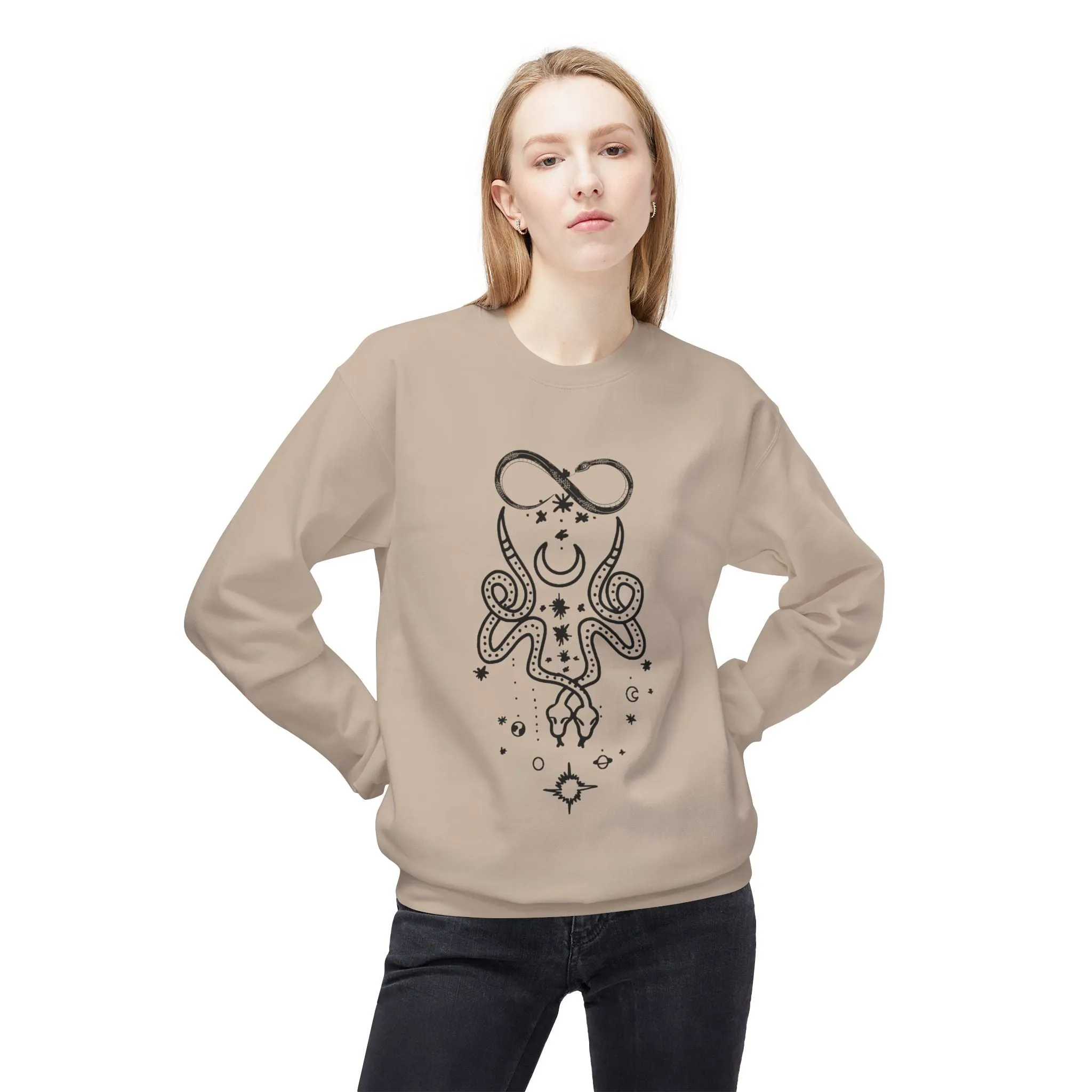 Crewneck Sweatshirt - Mysterious Tattoo Design