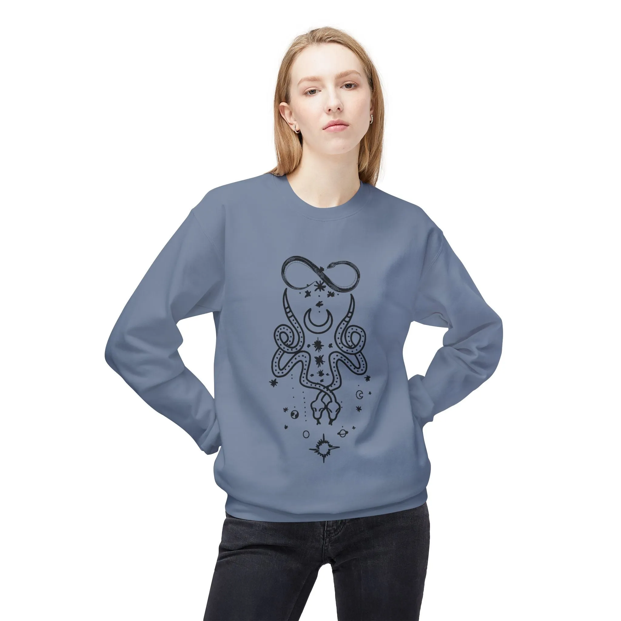 Crewneck Sweatshirt - Mysterious Tattoo Design