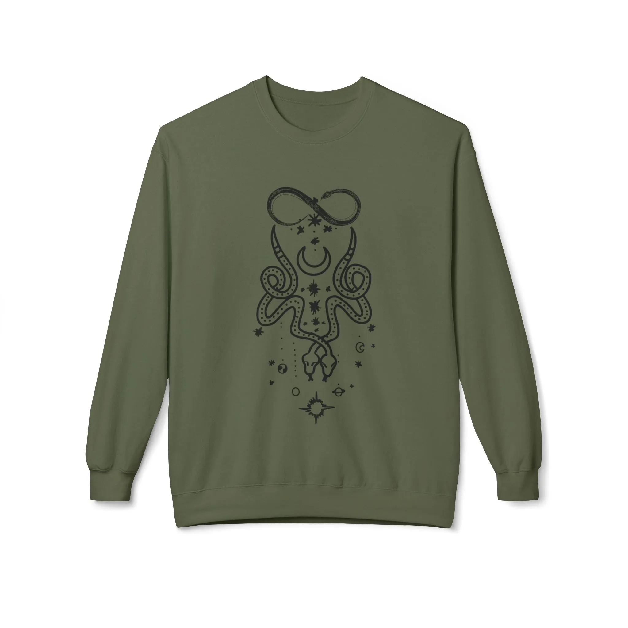 Crewneck Sweatshirt - Mysterious Tattoo Design