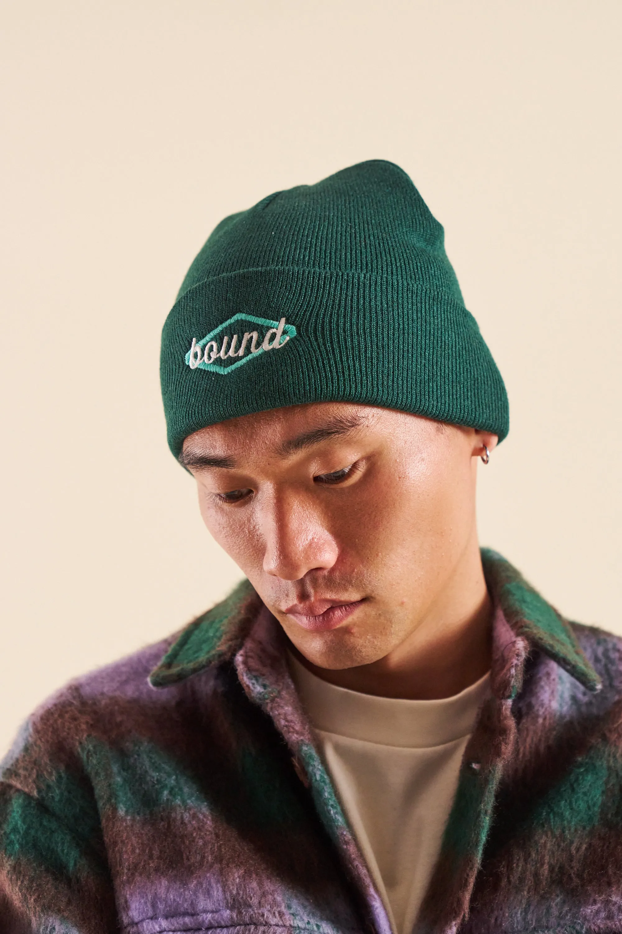 CUFFED STAPLE BEANIE