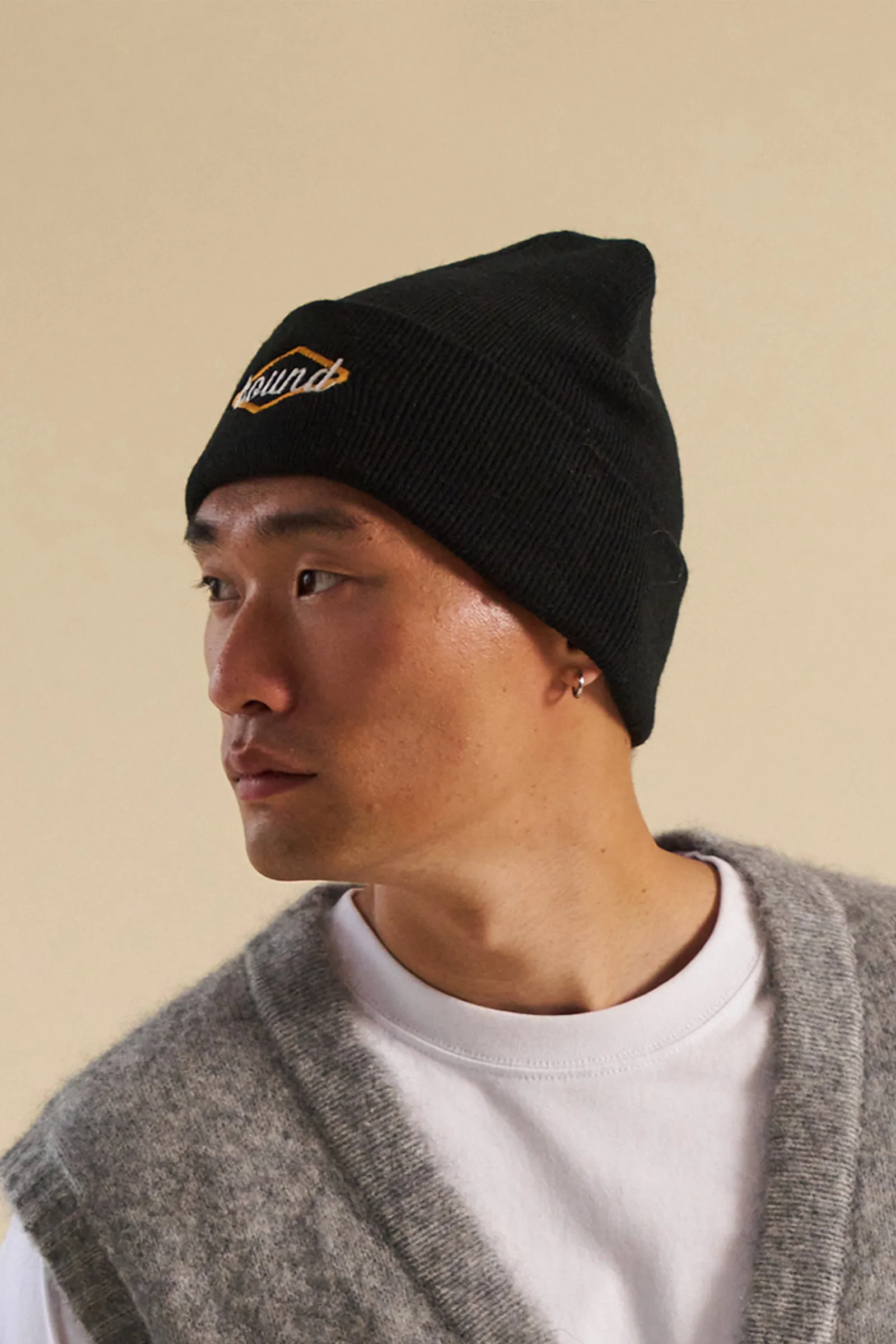 CUFFED STAPLE BEANIE