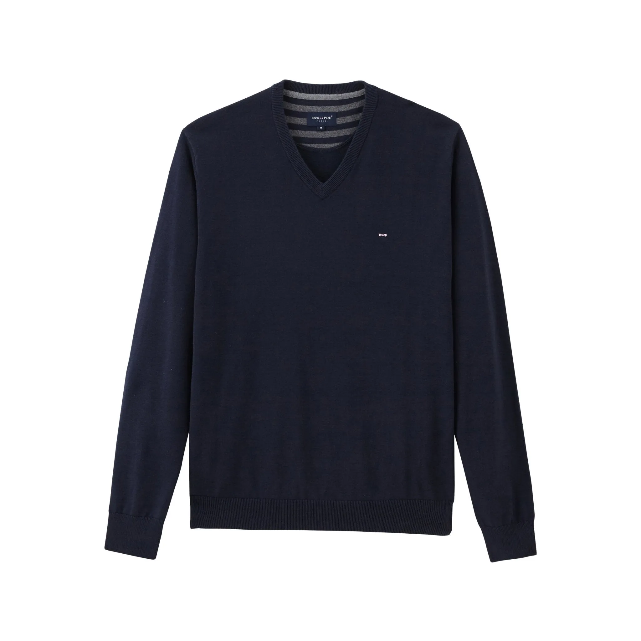 Eden Park Cotton V Neck Jumper