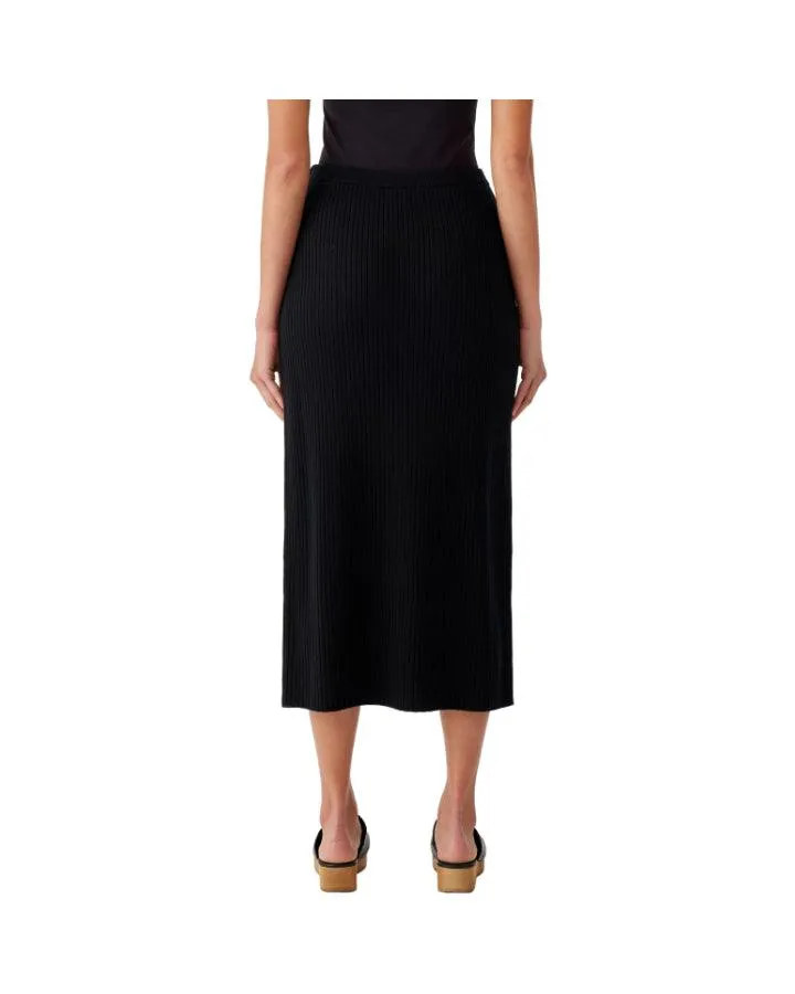 Eileen Fisher Ribbed Knit Long Pencil Skirt