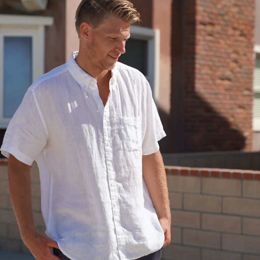 Ernest Short Sleeve Linen Shirt