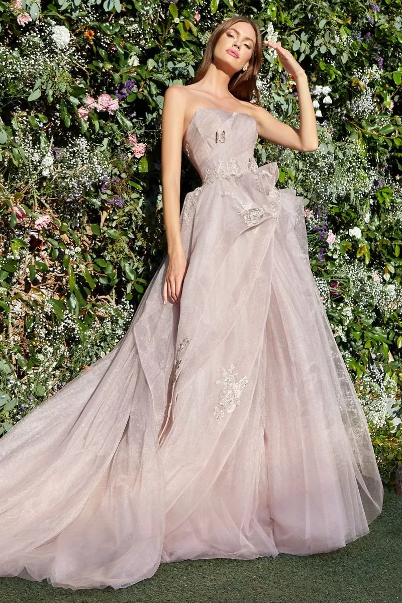 Fairy Tale | Strapless Layered Tulle Ballgown | Andrea & Leo Couture A1021