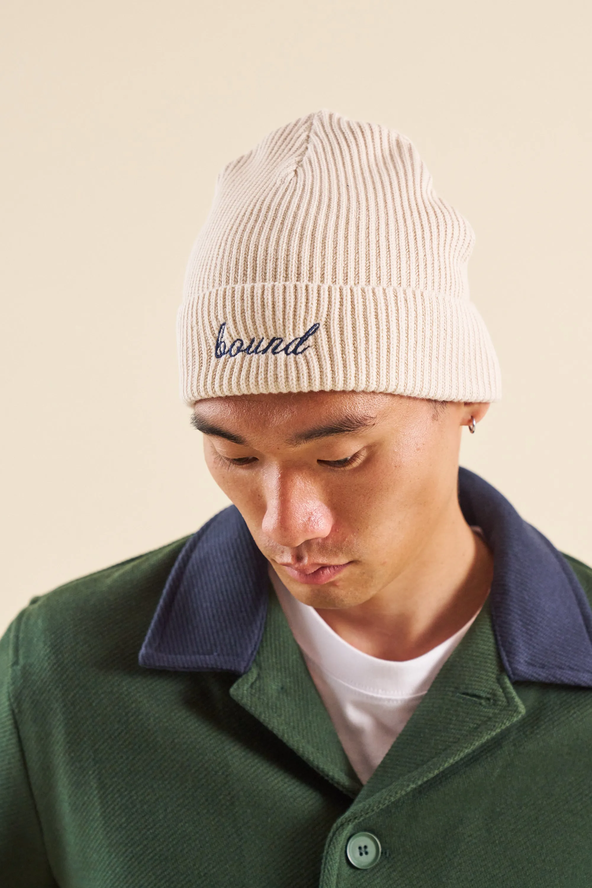 FARNLEY FISHERMAN RIBBED ORGANIC BEANIE