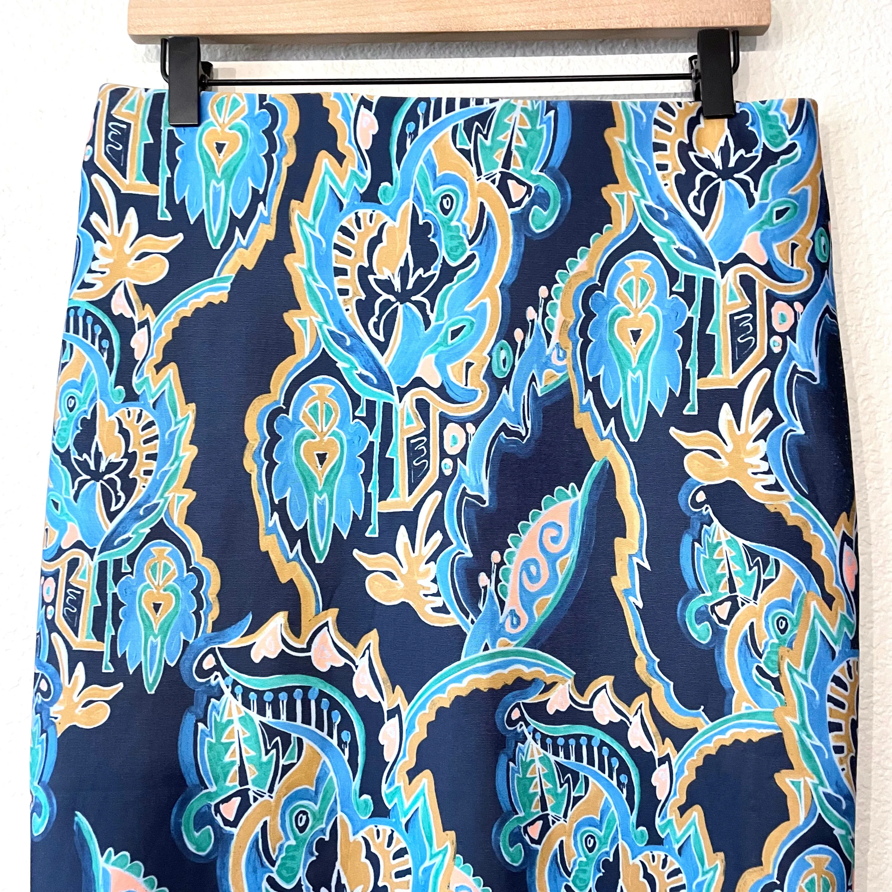 Filigree Scuba Pencil Skirt