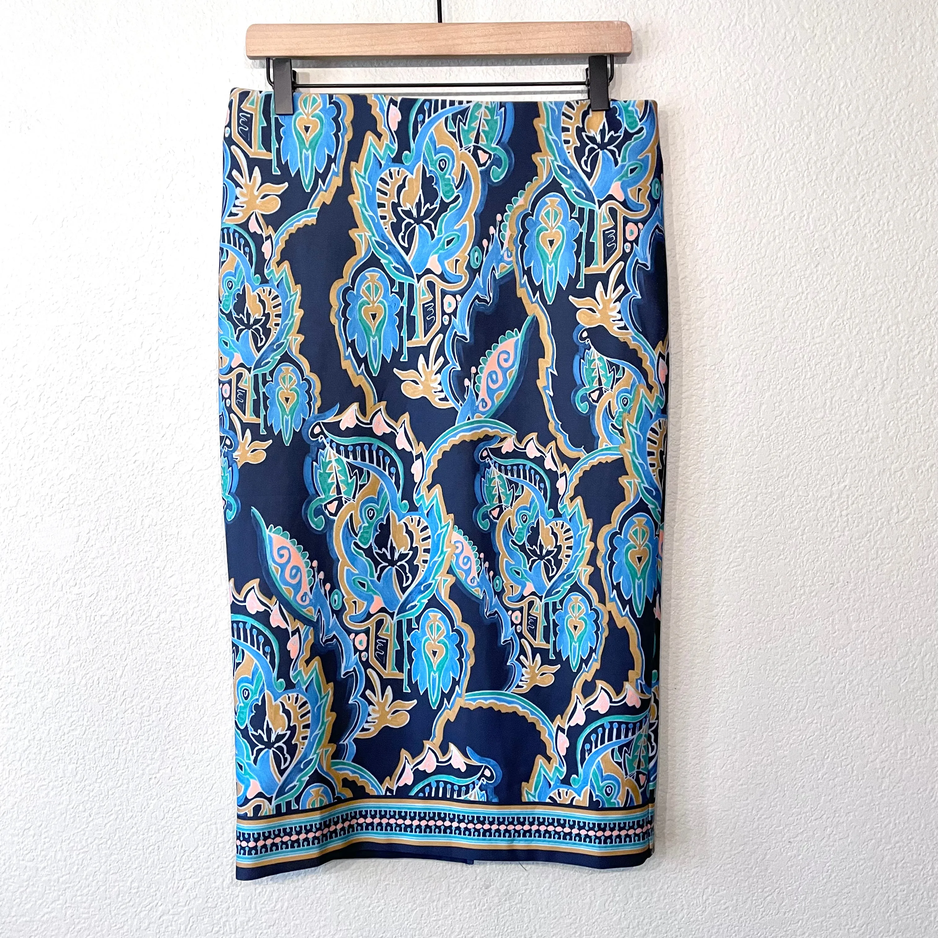 Filigree Scuba Pencil Skirt