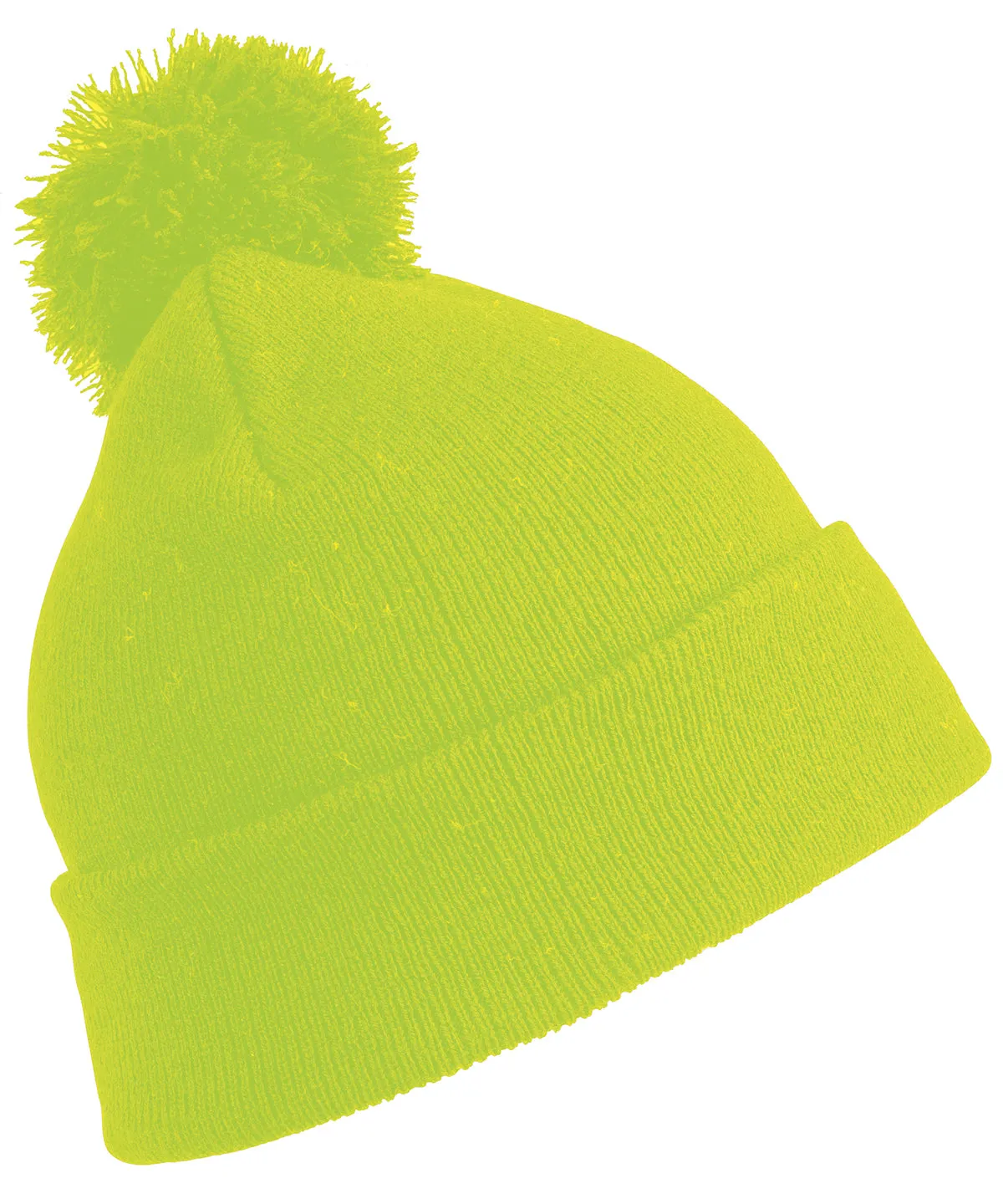 Flo Yellow - Junior pom pom beanie