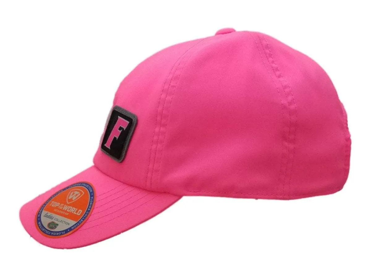 Florida Gators TOW WOMEN'S Neon Hot Pink Lightweight Strapback Slouch Hat Cap