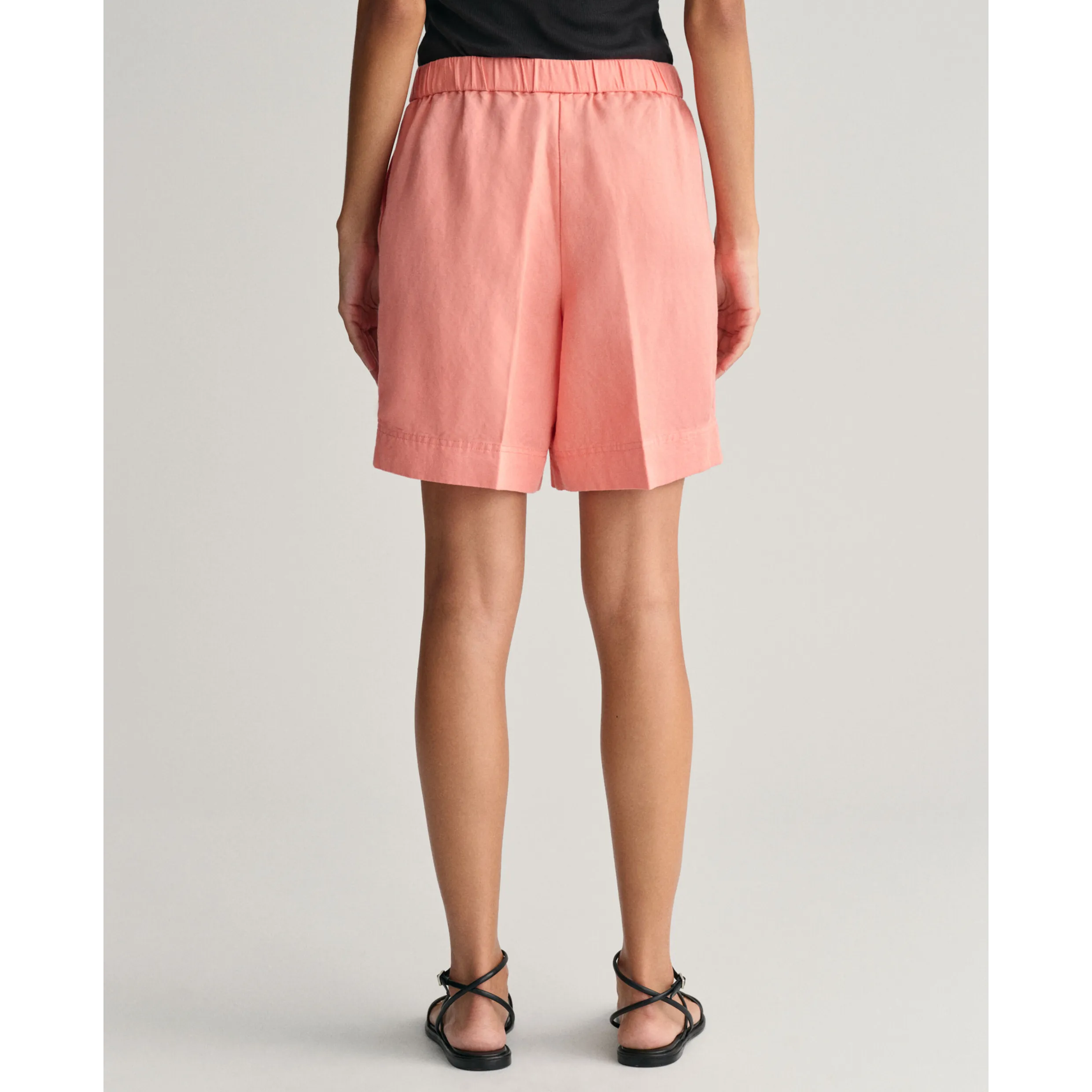 GANT Relaxed Linen Blend Shorts Peachy Pink 4020096