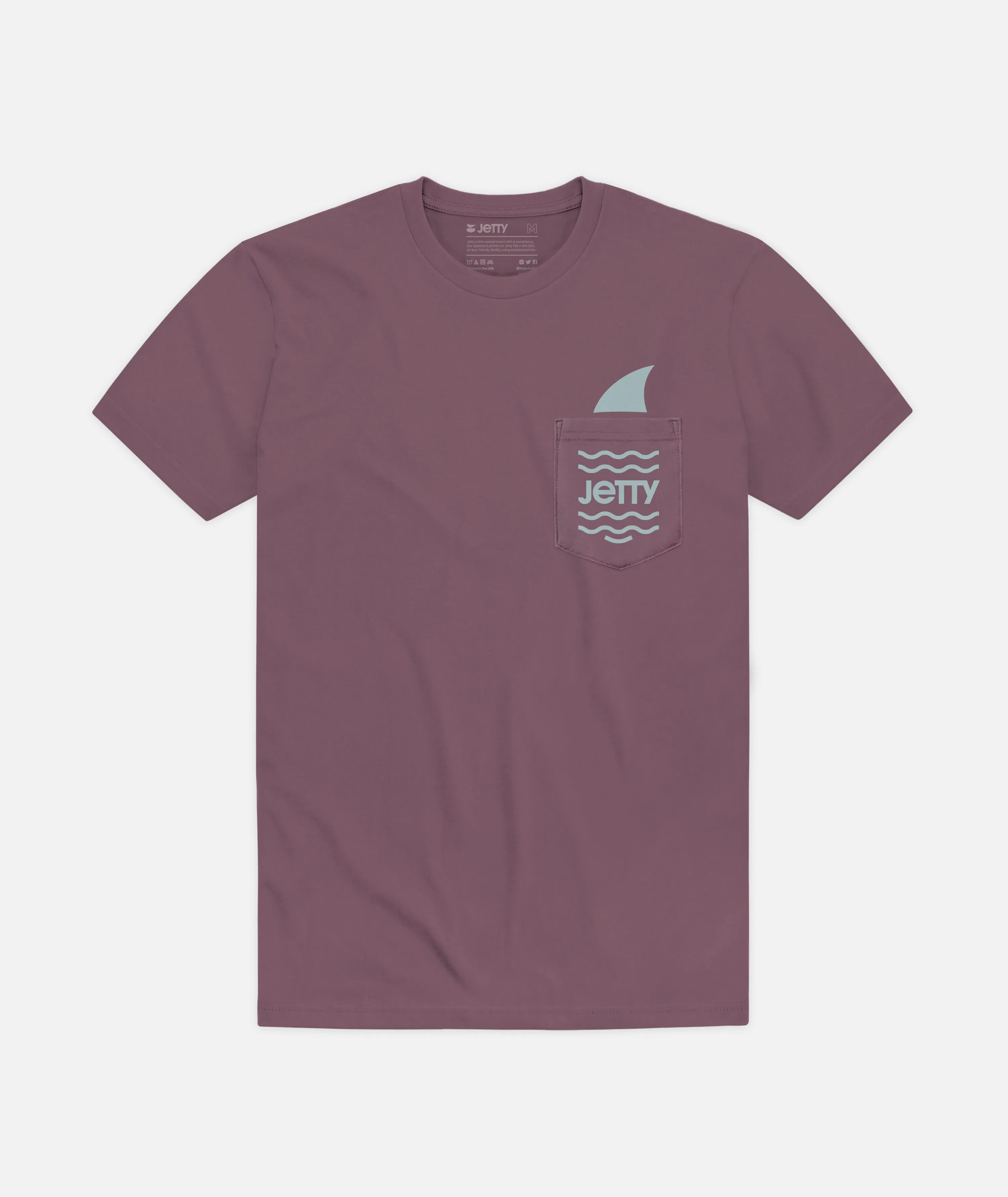 Geogill Pocket Tee - Maroon