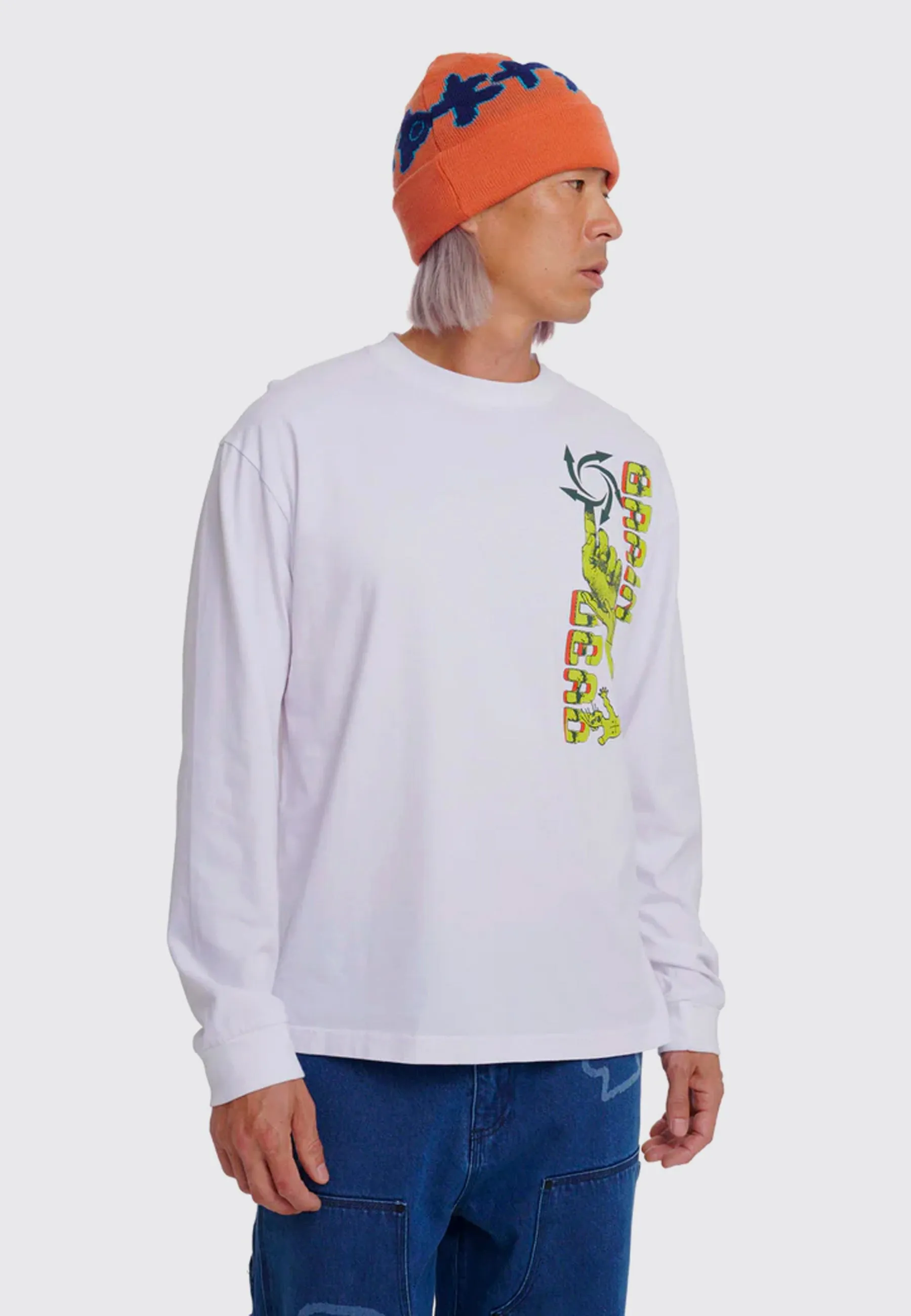 Global Streams Long Sleeve T-Shirt - White