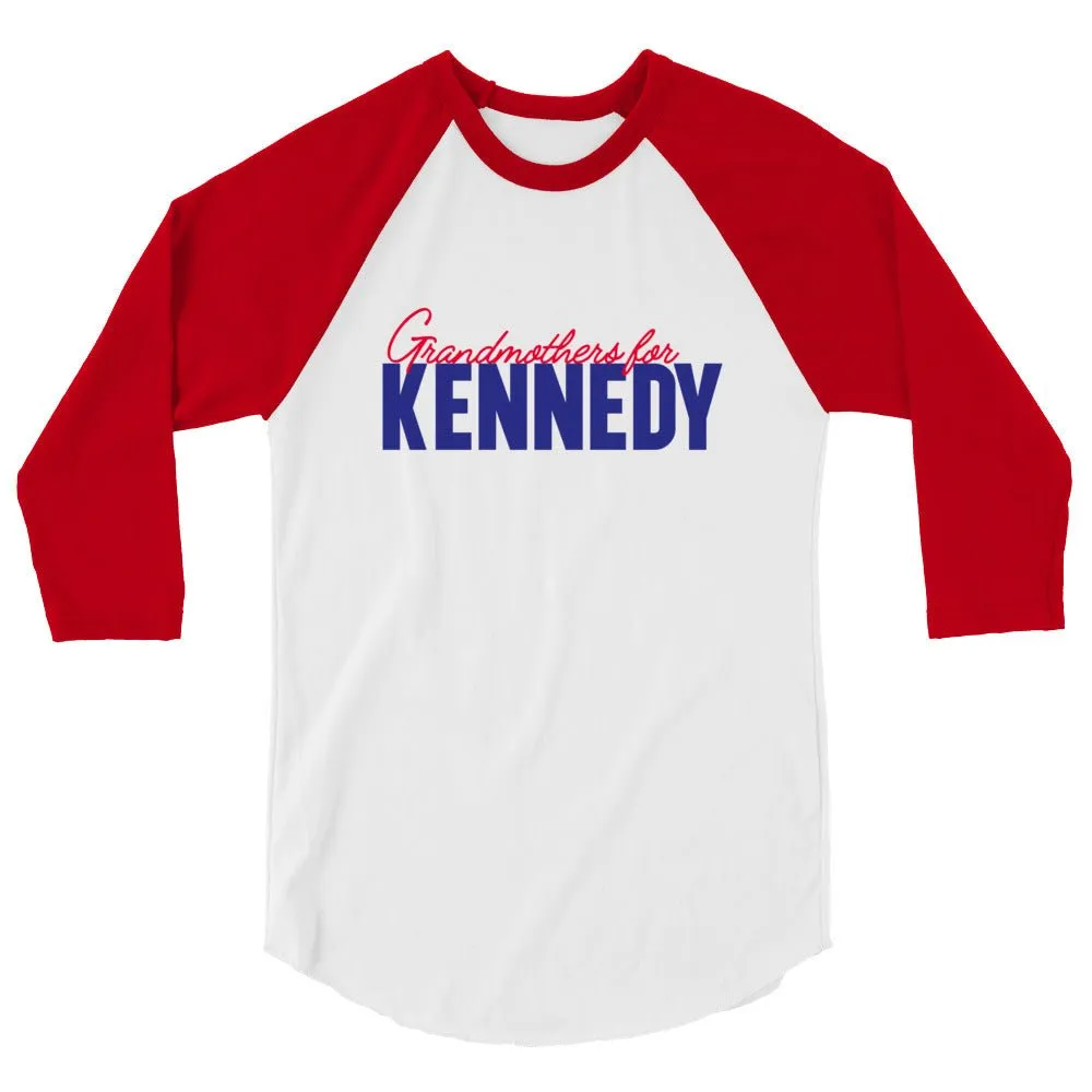 Grandmothers for Kennedy 3/4 Sleeve Raglan Shirt