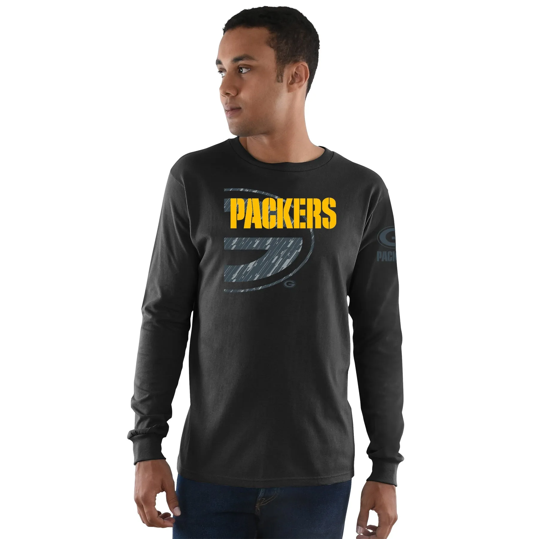 Green Bay Packers Elite Reflective Men's Long Sleeve Shirt, XX-Large