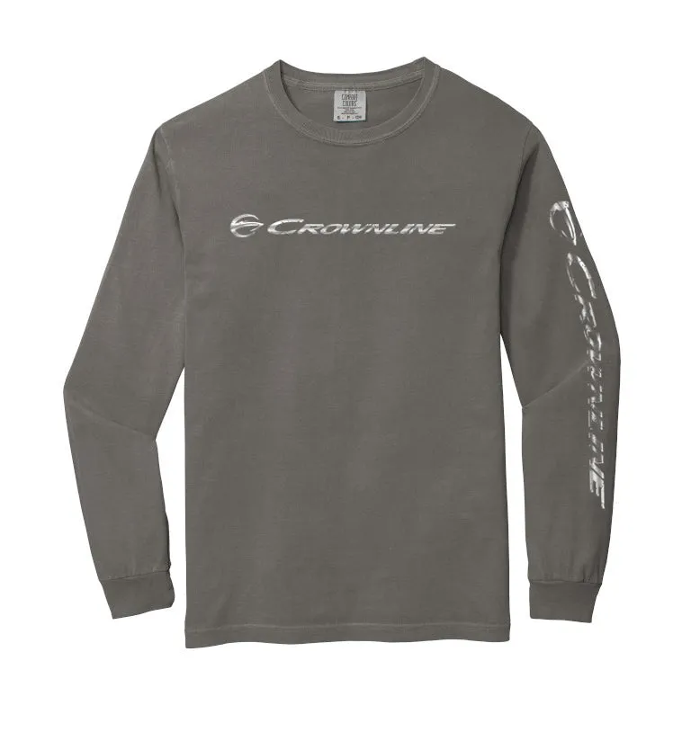 Grey Ring Spun Long Sleeve Tee