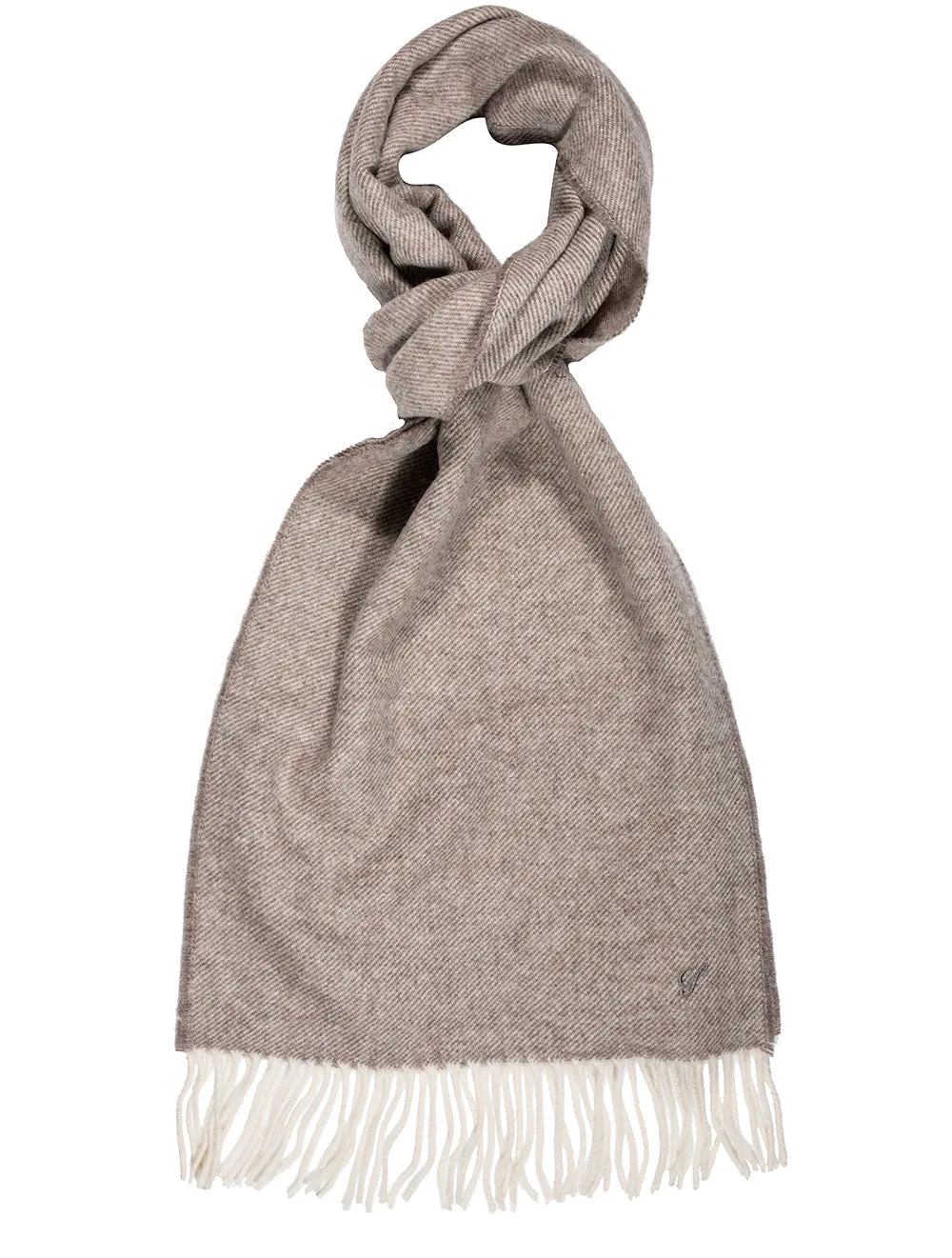 Grey Wool Scarf