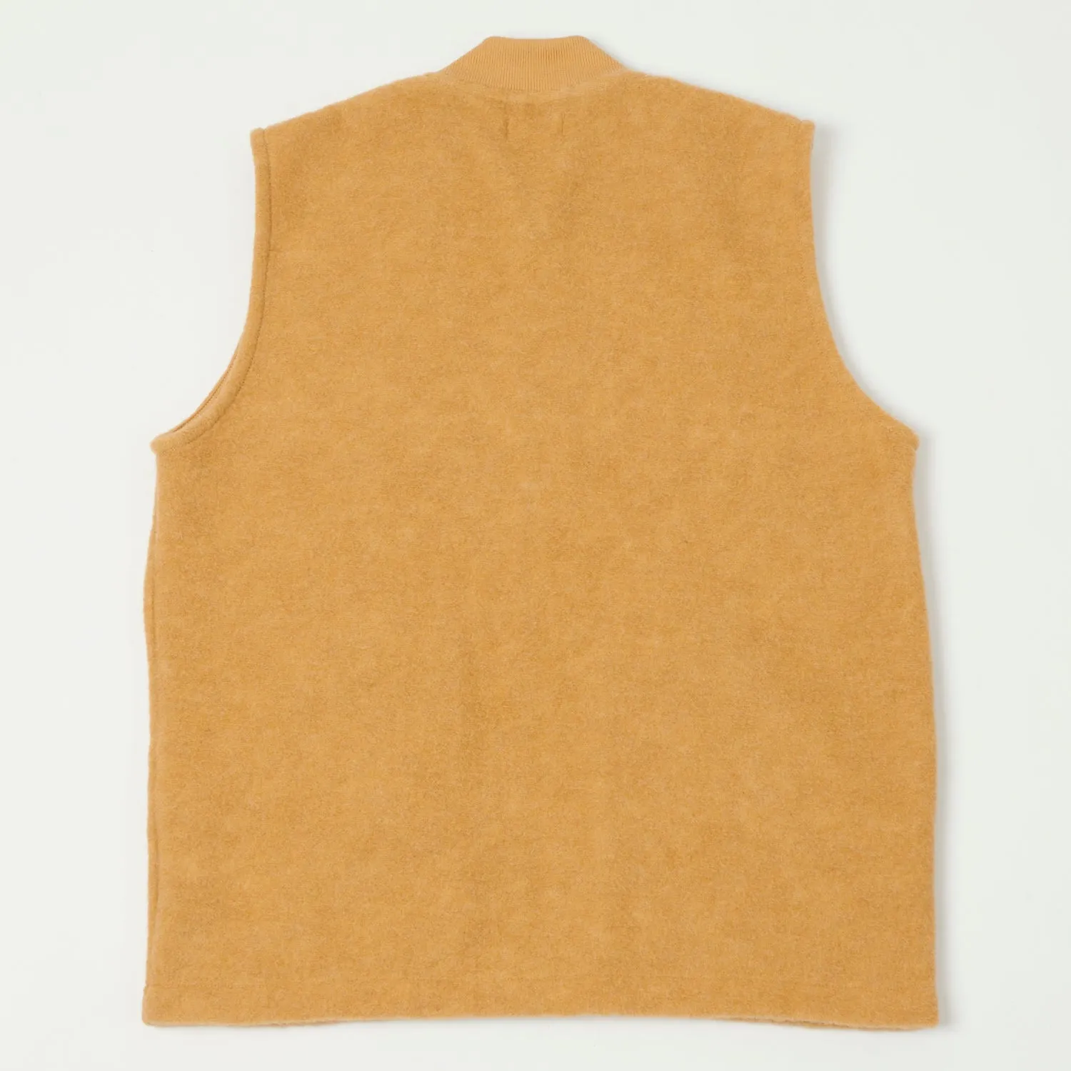 Hartford Knitted Wool Vest - Mustard