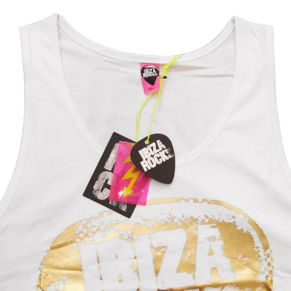 Ibiza Rocks Gold Plectrum Men's Vest