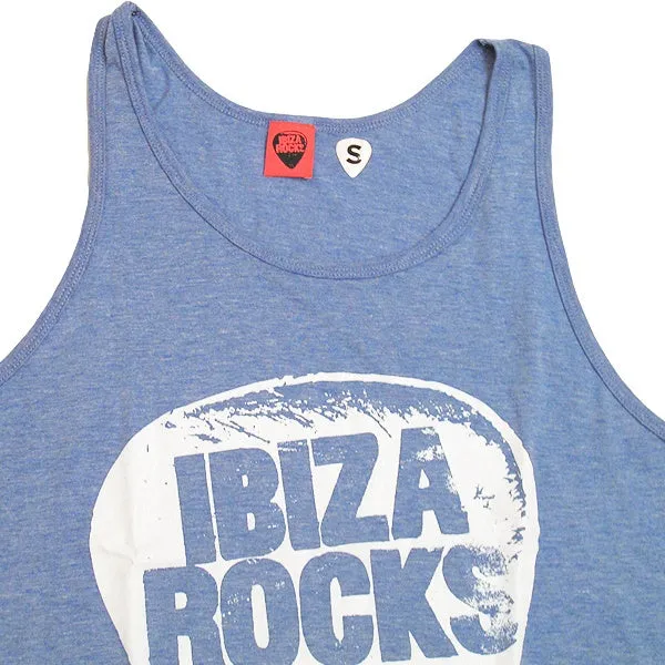 Ibiza Rocks Logo Heather Men's Tank