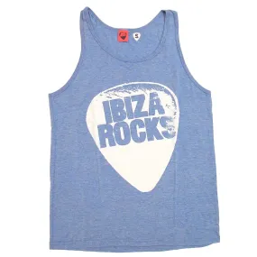 Ibiza Rocks Logo Heather Men's Tank