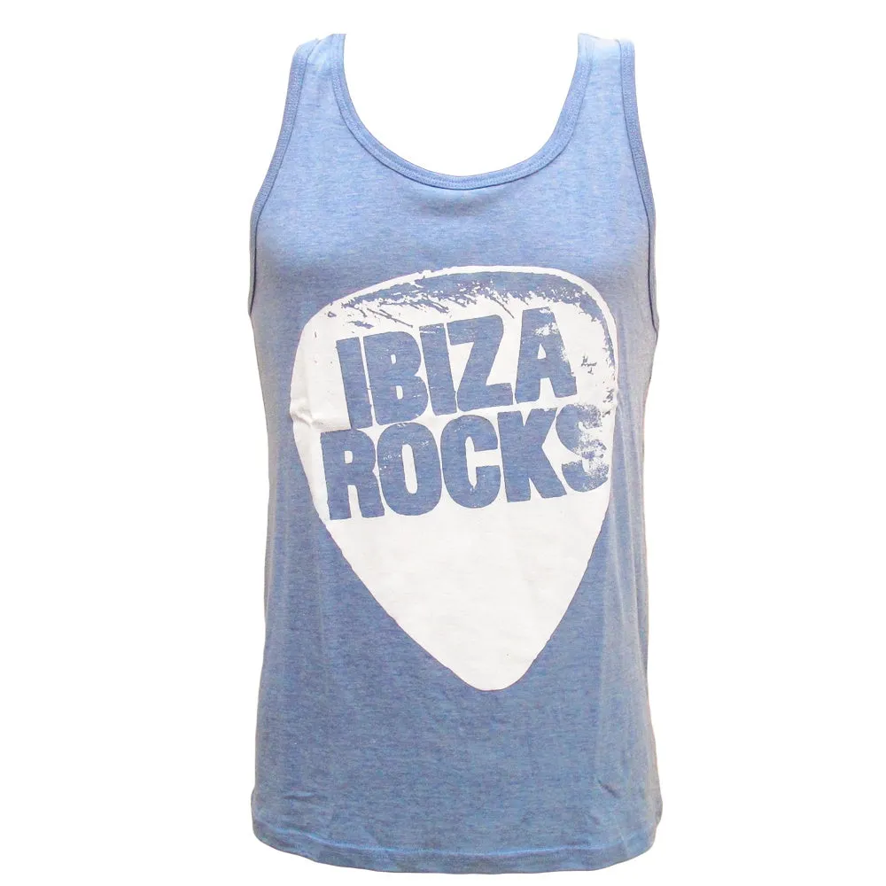 Ibiza Rocks Logo Heather Men's Tank