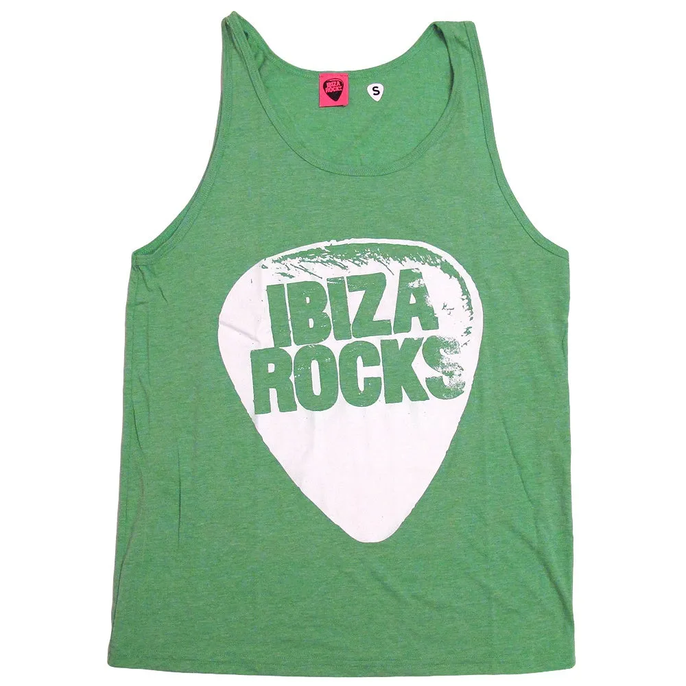 Ibiza Rocks Logo Heather Men's Tank