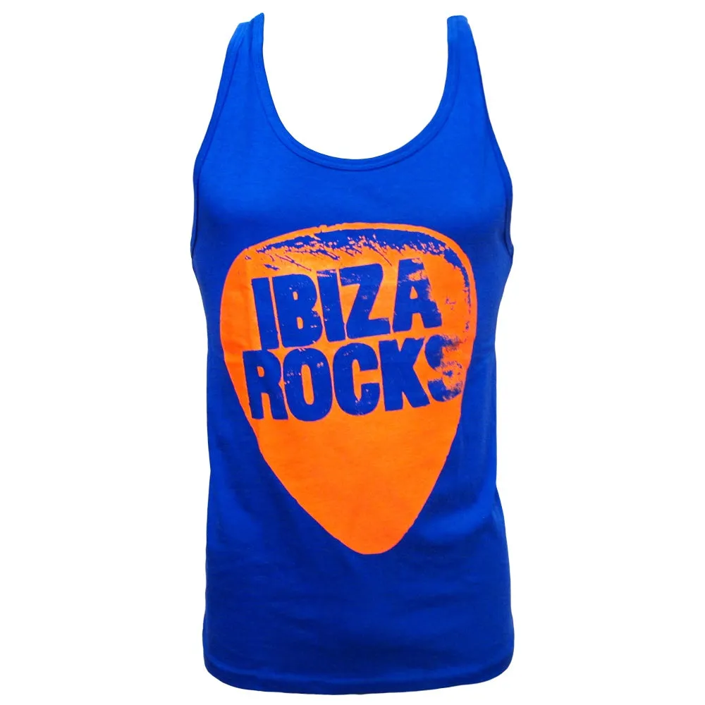 Ibiza Rocks Orange Logo Men's Tank