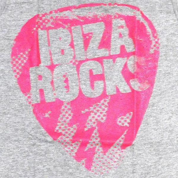 Ibiza Rocks Plectrum Grey Heather Men's Muscle Tank