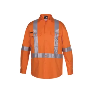 JBs Wear | Hi Vis Day & Night Long Sleeve 150g X Back Shirt | 6DCBL