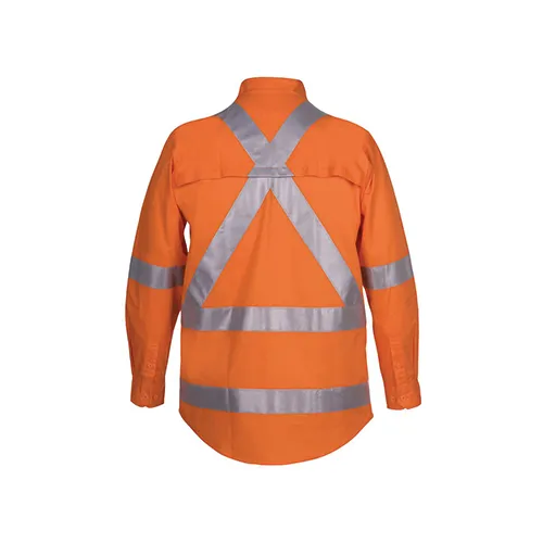 JBs Wear | Hi Vis Day & Night Long Sleeve 150g X Back Shirt | 6DCBL