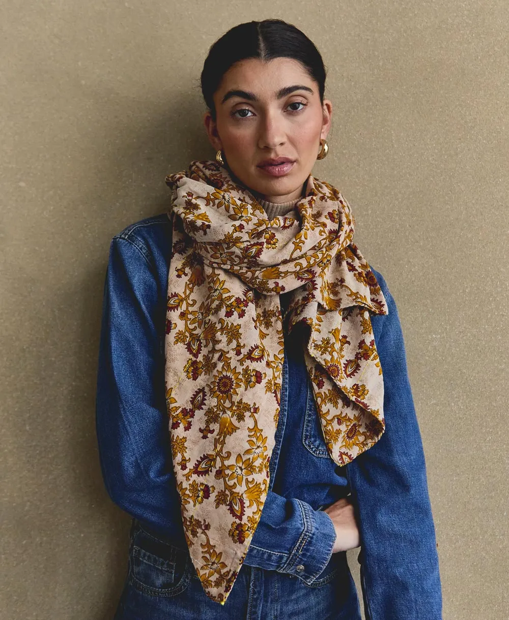 Kantha Long Scarf - No. 240114