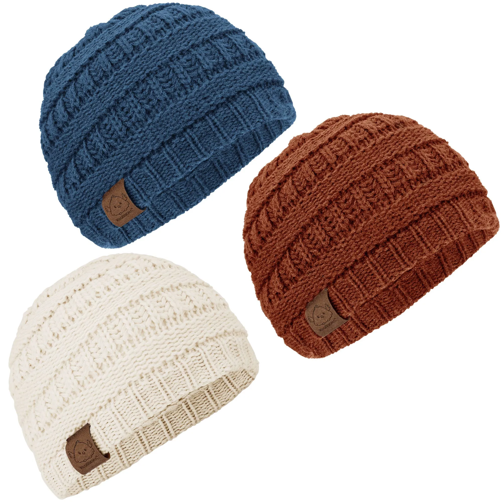 KeaBabies Warmzy Baby Beanie Multi-Packs