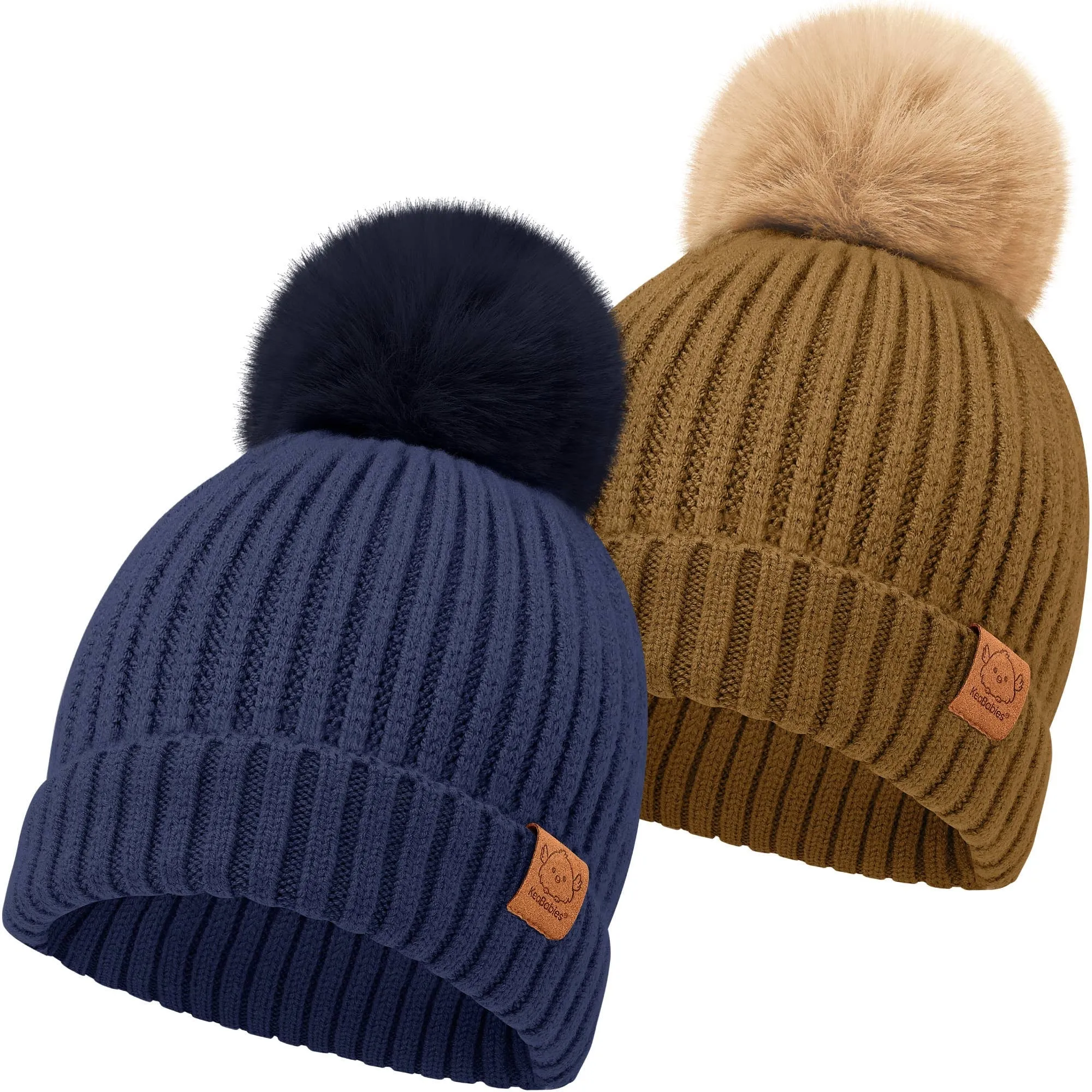 KeaBabies Warmzy Baby Beanie Multi-Packs