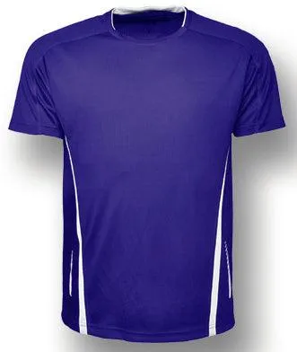 Kids Elite Sports Tee - Purple/White